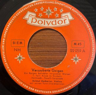 Polydor NH 22 059 - Helmut Zacharias Mit Seiner Tanz-Besetzung -