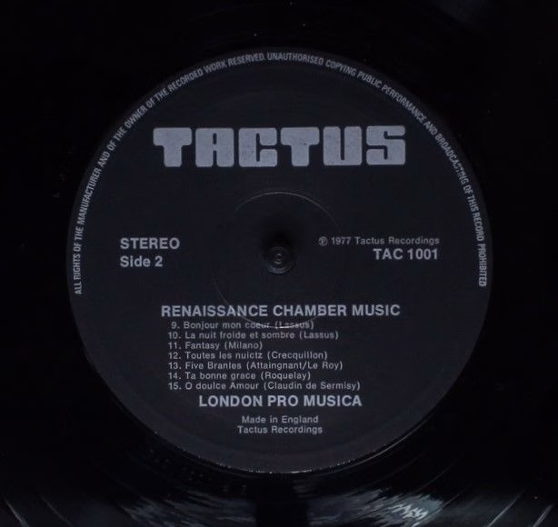 Tactus (3) TAC 1001 - The London "Pro Musica" Symphony Orchestra - Image 6