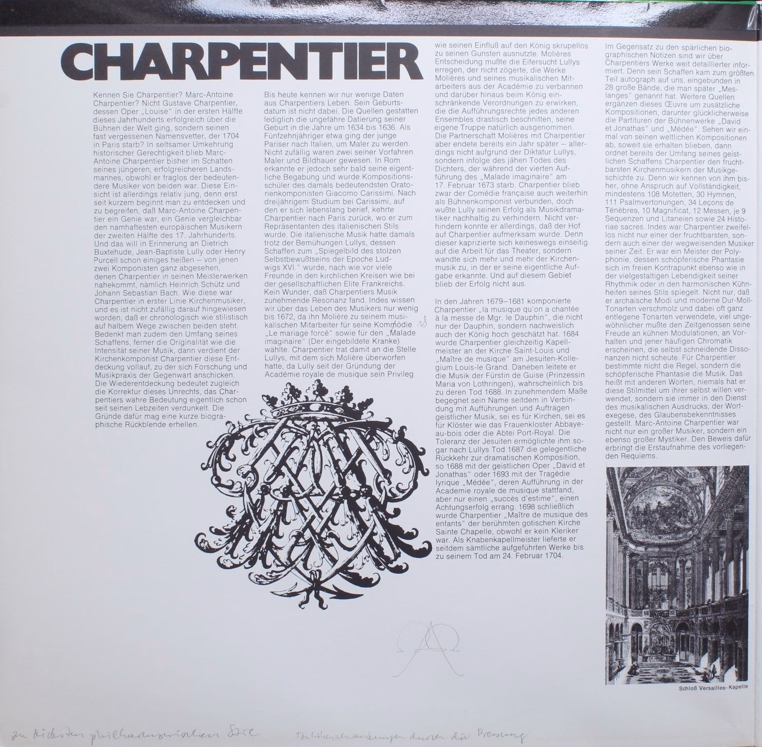 EMI Electrola 1 C 187-30855/56 Q - Marc Antoine Charpentier, Gul - Image 3