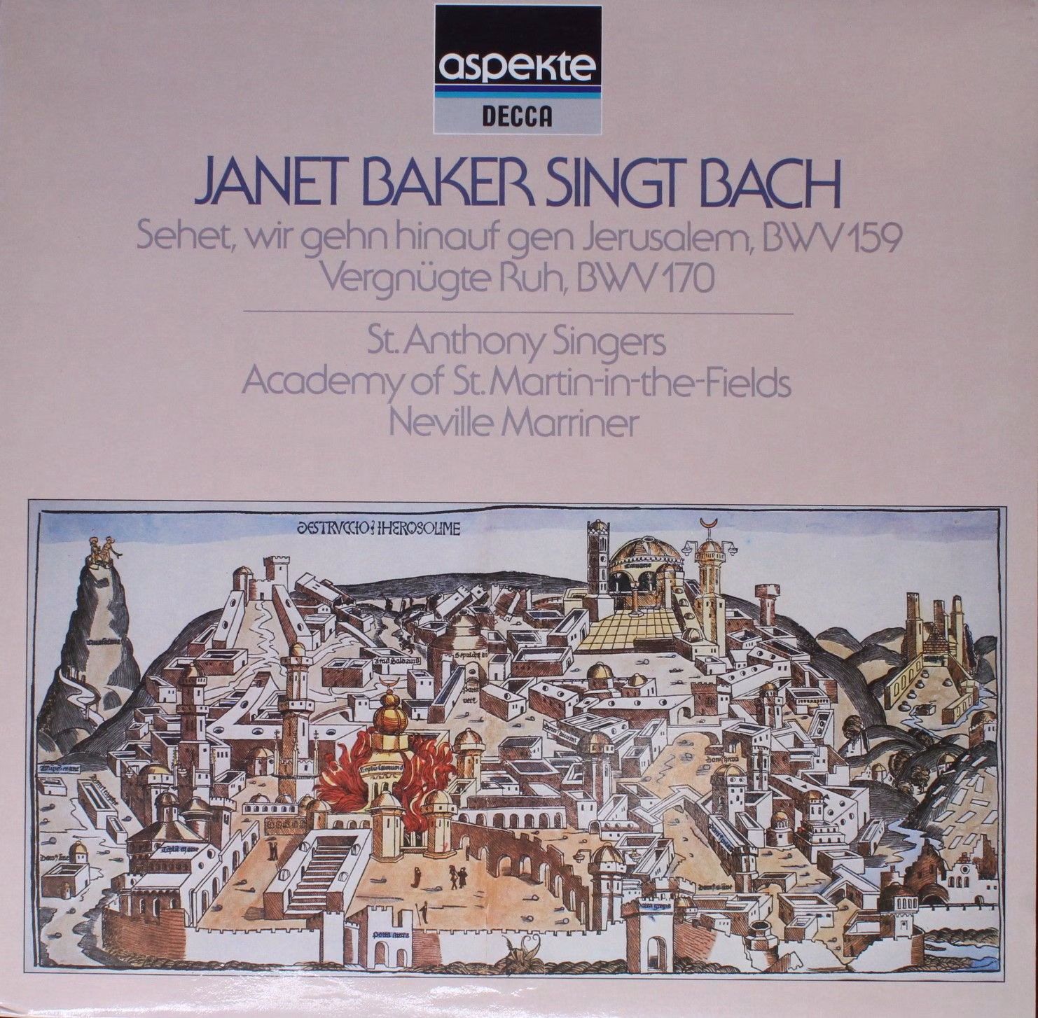 DECCA 6.42567 AH - Janet Baker, Johann Sebastian Bach, St. Antho