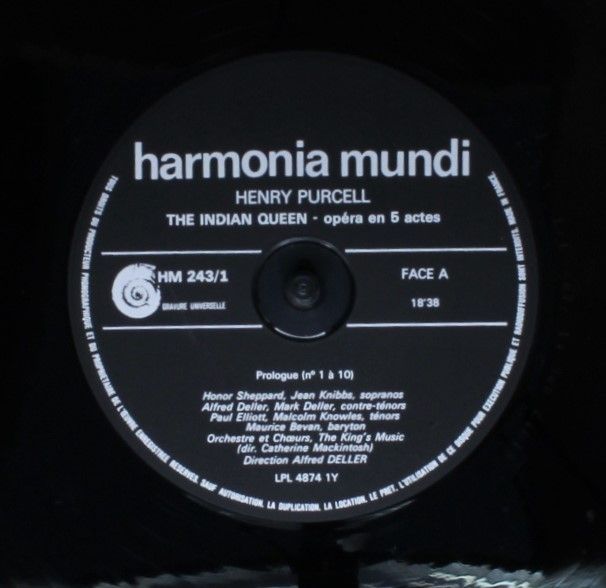 Harmonia Mundi HM 243 - Henry Purcell, Deller Consort, Alfred De - Image 6