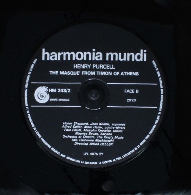Harmonia Mundi HM 243 - Henry Purcell, Deller Consort, Alfred De - Image 9