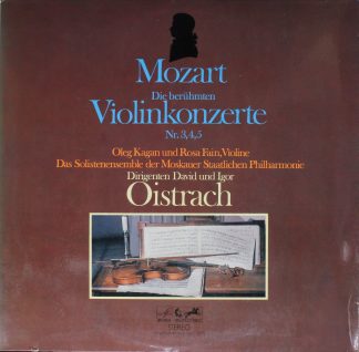 Eurodisc 80 986 XK - Wolfgang Amadeus Mozart, Oleg Kagan, Solois