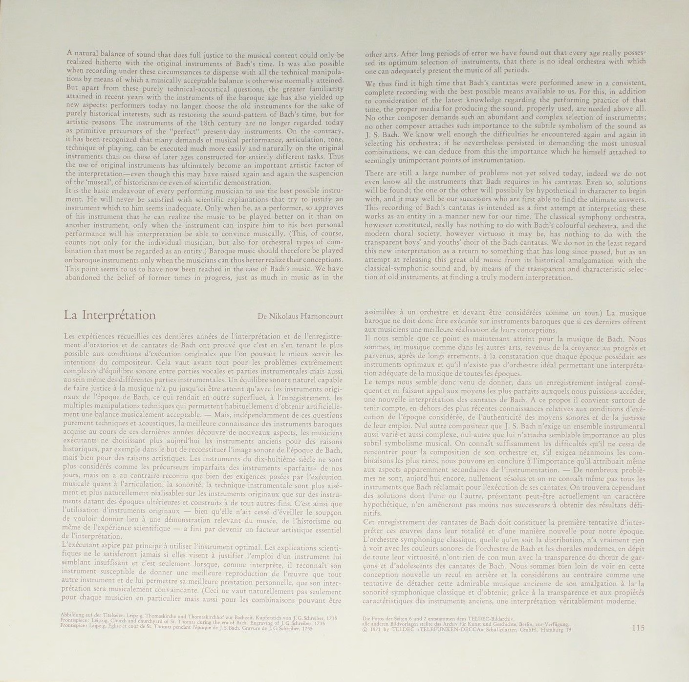 Telefunken SKW 3/1-2 - Johann Sebastian Bach - Kantatenwerk · Co - Image 6