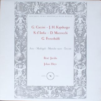 Alpha (34) BNB 1 - René Jacobs, Johan Huys - G. Caccini - J.H. K