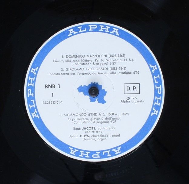 Alpha (34) BNB 1 - René Jacobs, Johan Huys - G. Caccini - J.H. K - Image 5