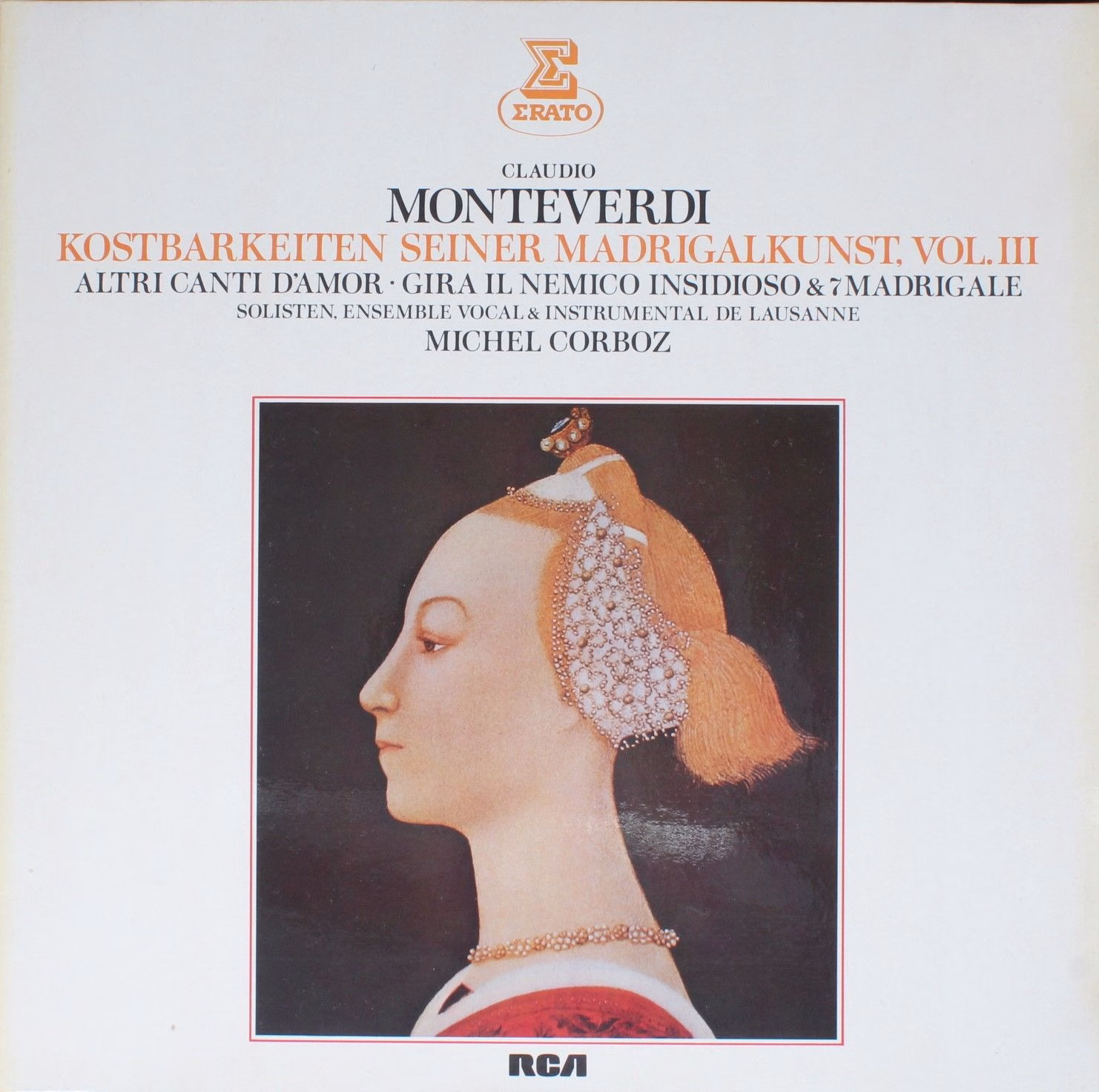 Erato ZL 30622 - Claudio Monteverdi, Solistes de l'Ensemble Voca
