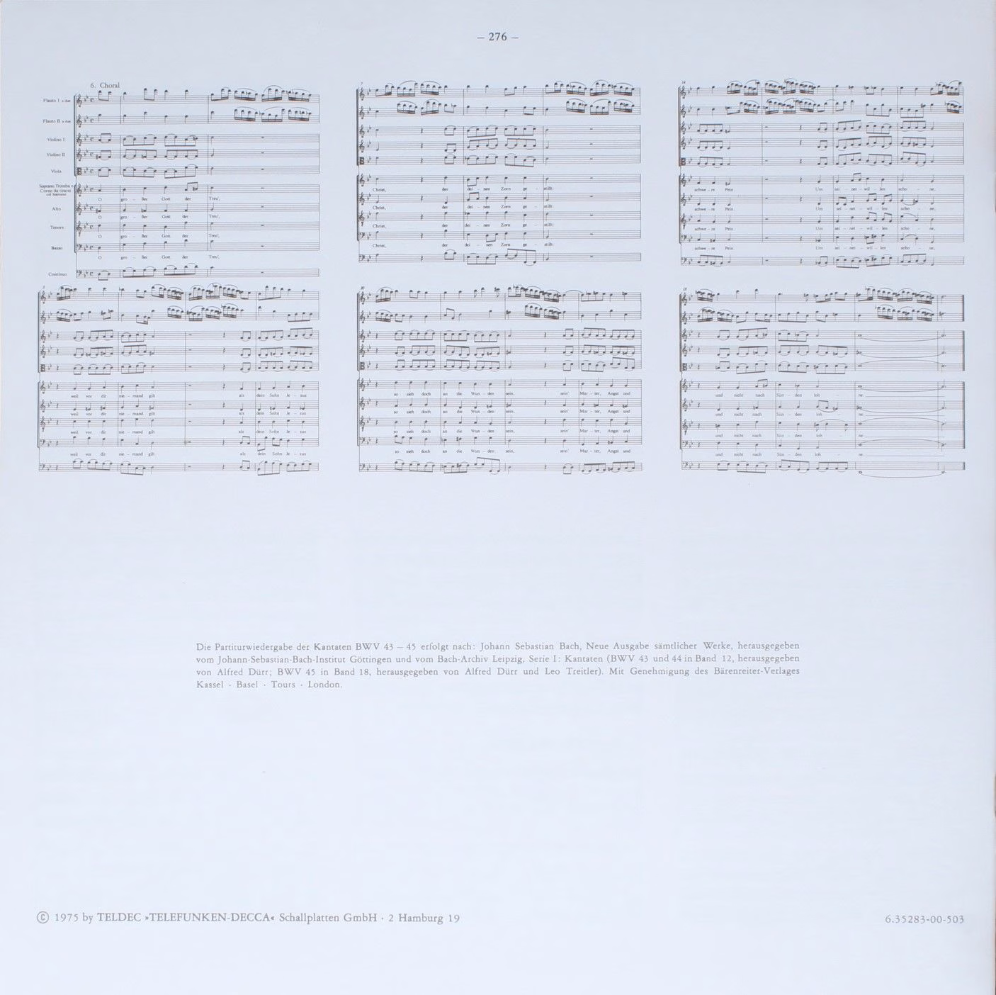 Telefunken 6.35283 EX - Johann Sebastian Bach - Das Kantatenwerk - Image 8