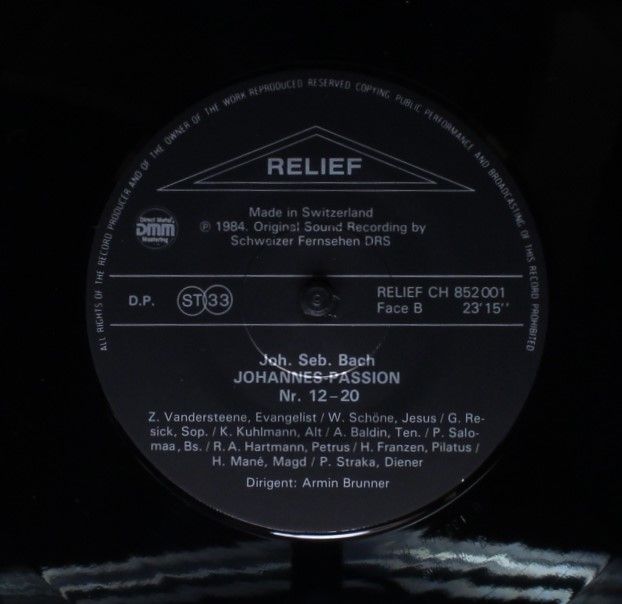 Relief CH-852 001 - Armin Brunner - Bach - Johannes Passion - Image 6