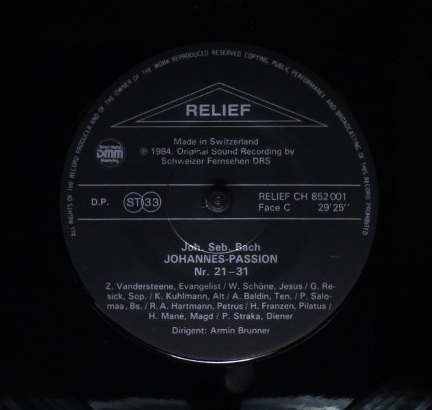 Relief CH-852 001 - Armin Brunner - Bach - Johannes Passion - Image 7