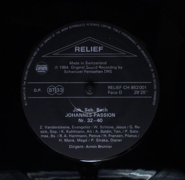 Relief CH-852 001 - Armin Brunner - Bach - Johannes Passion - Image 8