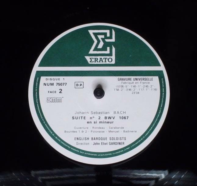 Erato NUM 750762 - Johann Sebastian Bach, The English Baroque So - Image 8