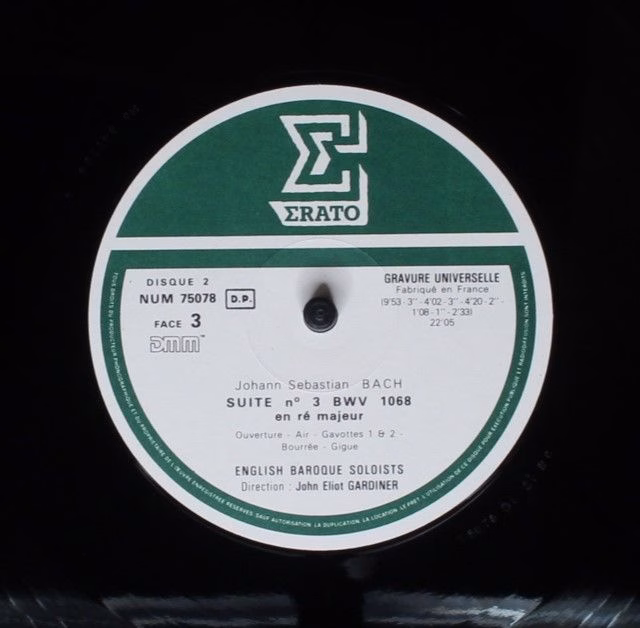 Erato NUM 750762 - Johann Sebastian Bach, The English Baroque So - Image 9