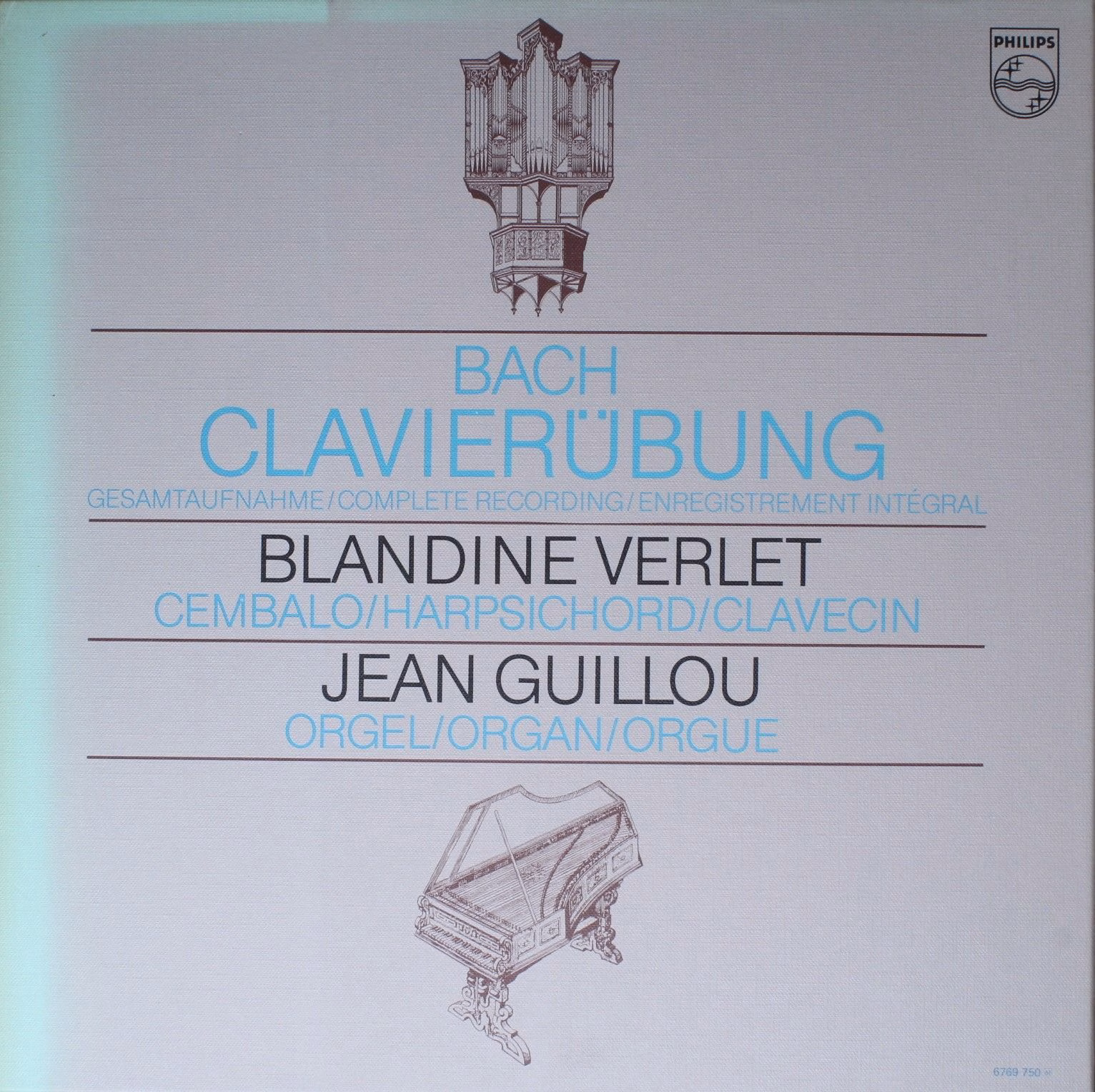 Philips 6769 750 - Johann Sebastian Bach, Blandine Verlet, Jean