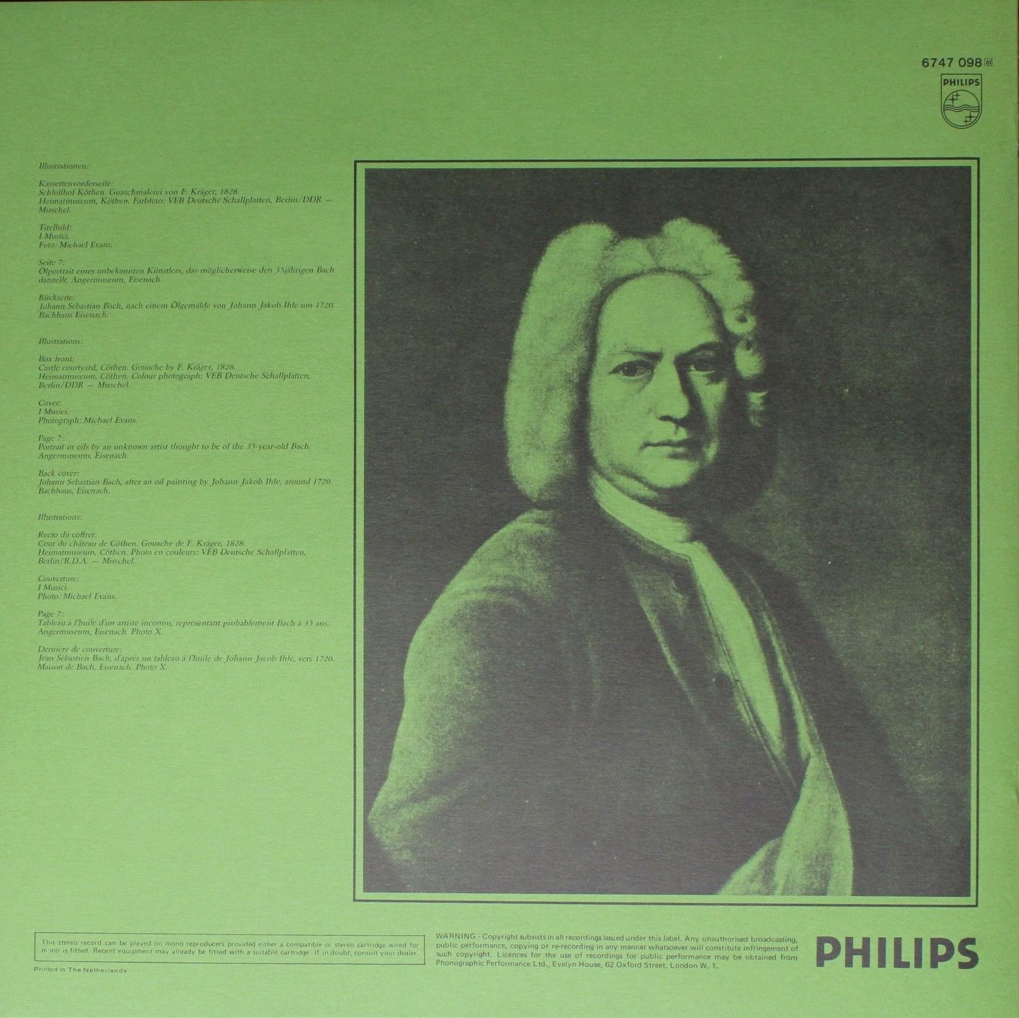 Philips 6747 098 - Johann Sebastian Bach, English Chamber Orches - Image 4
