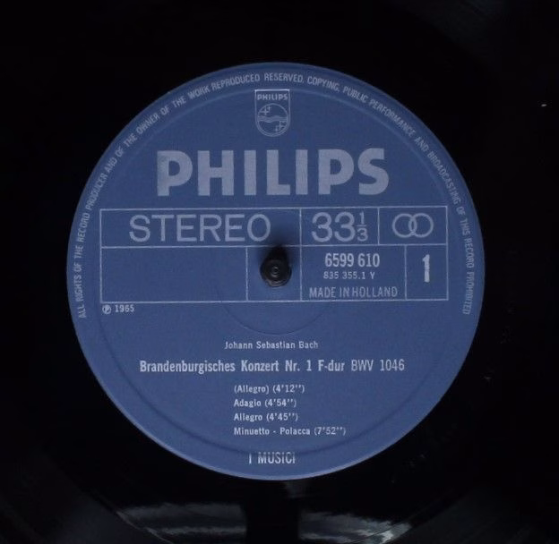 Philips 6747 098 - Johann Sebastian Bach, English Chamber Orches - Image 5