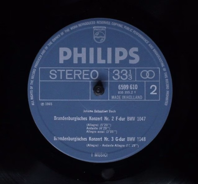 Philips 6747 098 - Johann Sebastian Bach, English Chamber Orches - Image 6
