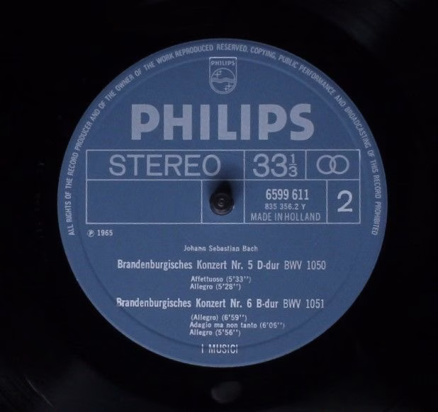 Philips 6747 098 - Johann Sebastian Bach, English Chamber Orches - Image 8