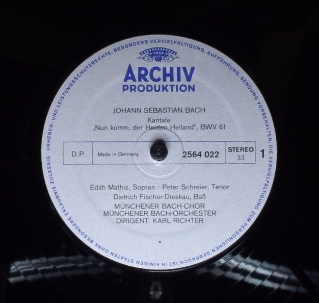 Archiv Produktion 2722 005 - Johann Sebastian Bach, Edith Mathis - Image 7