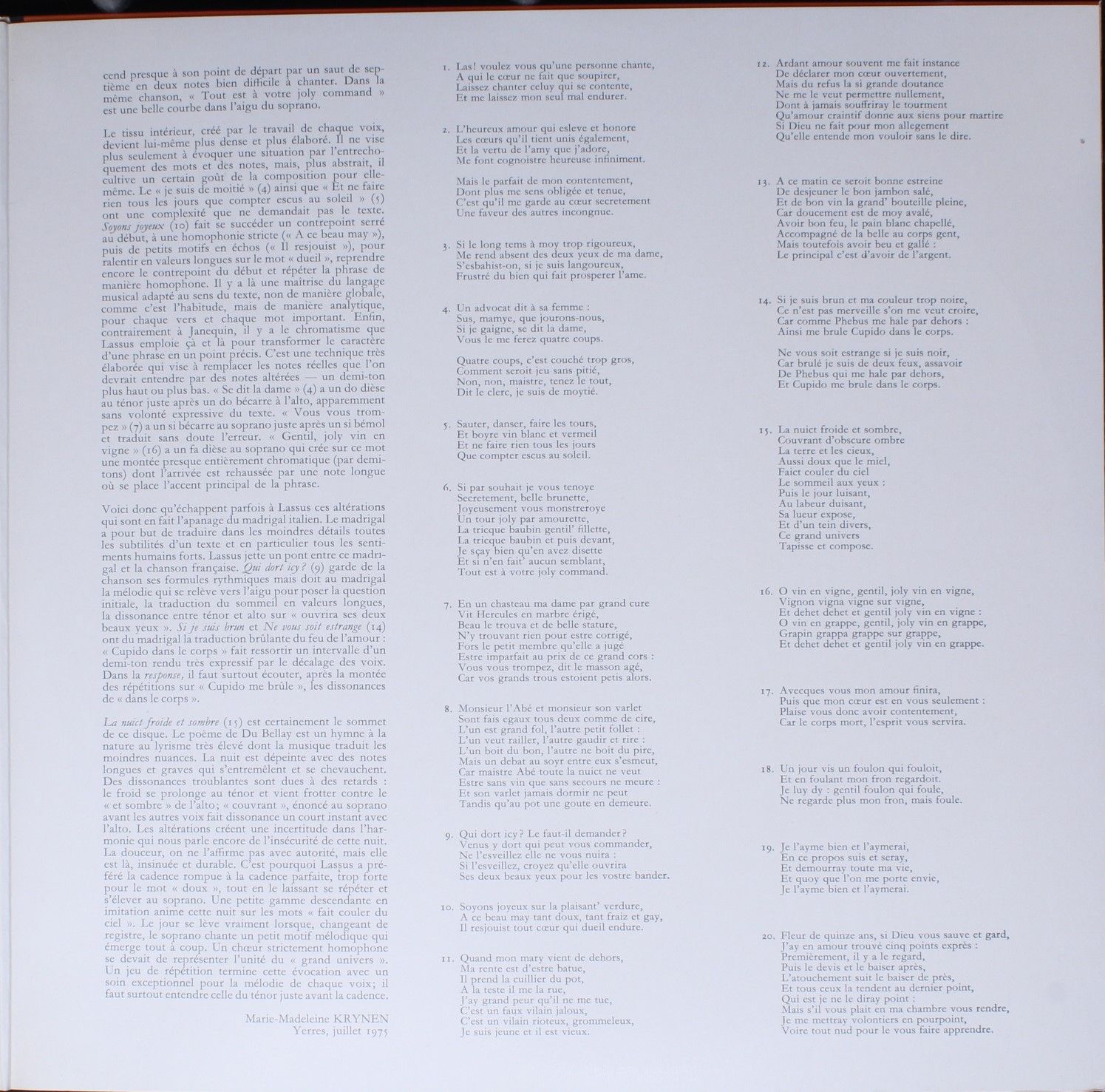 Astree AS 11 - Roland de Lassus, Charles Ravier, Ensemble Polyph - Image 4