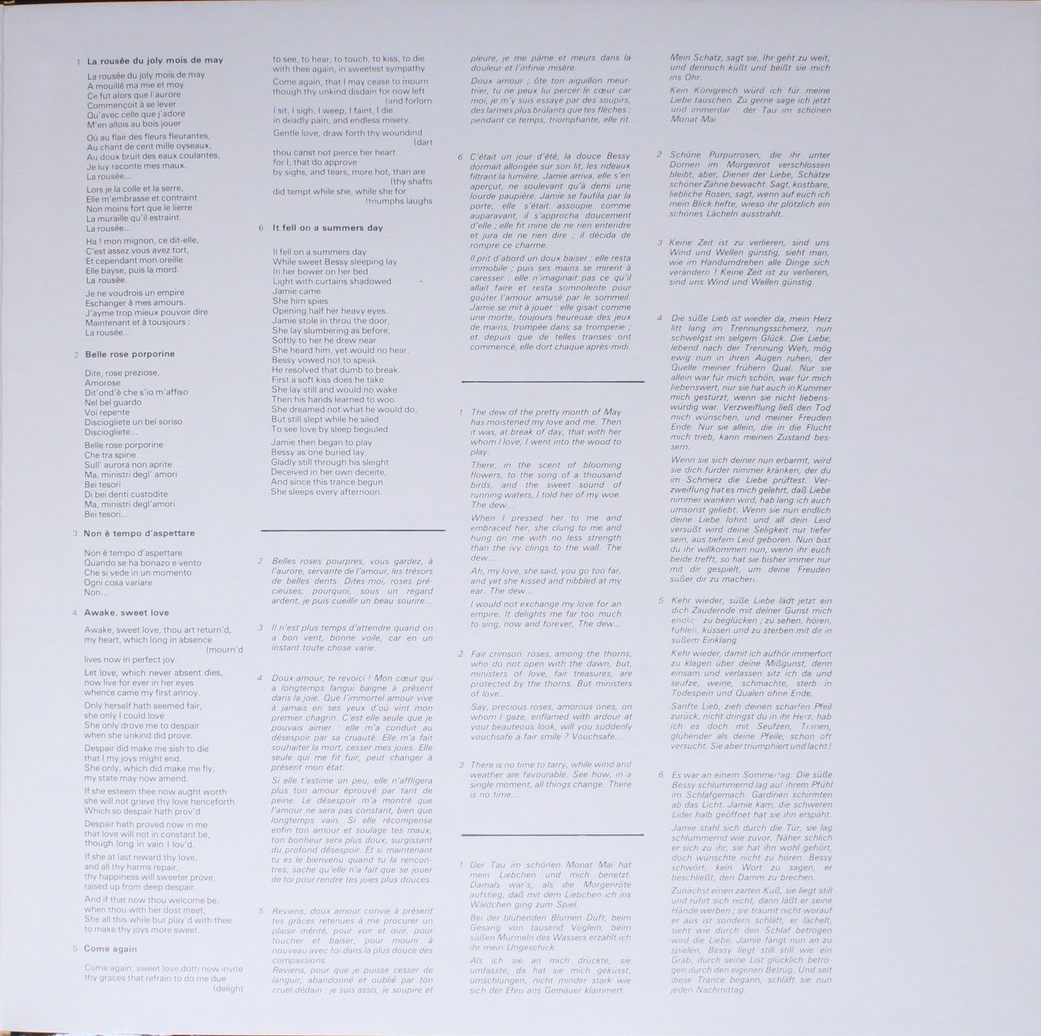 Harmonia Mundi HMU 963 - Clemencic Trio - Les Plaisirs De La Ren - Image 4