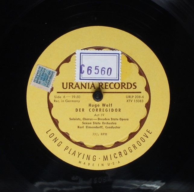 Urania Records (3) URLP-208 - Hugo Wolf - Der Corregidor - Image 6