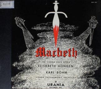 Urania Records (3) URLP 220 - Giuseppe Verdi, Elisabeth Höngen,