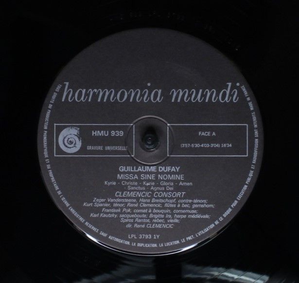 Harmonia Mundi HMU 939 - Guillaume Dufay, Clemencic Consort - Mi - Image 5