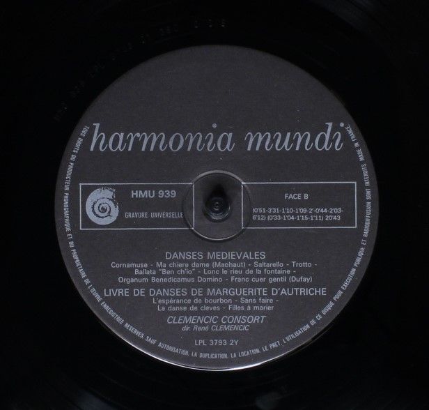 Harmonia Mundi HMU 939 - Guillaume Dufay, Clemencic Consort - Mi - Image 6
