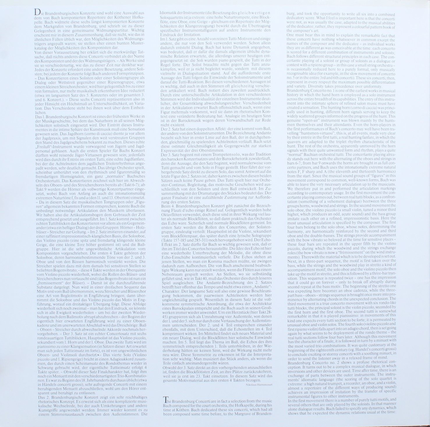 Telefunken 6.42823 AZ - Johann Sebastian Bach, Concentus Musicus - Image 3