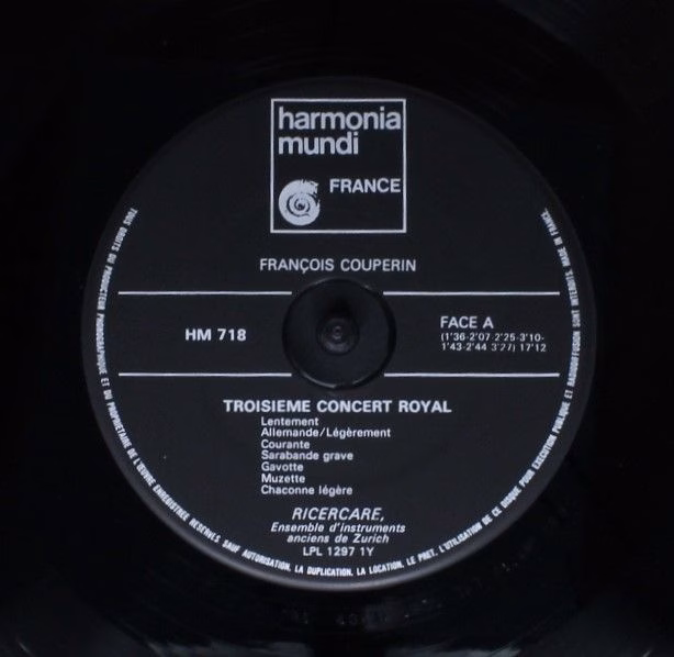 harmonia mundi France HMA 55718 - François Couperin, Ricercare-E - Image 3