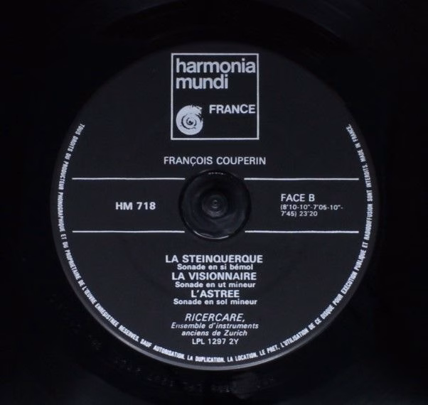 harmonia mundi France HMA 55718 - François Couperin, Ricercare-E - Image 4