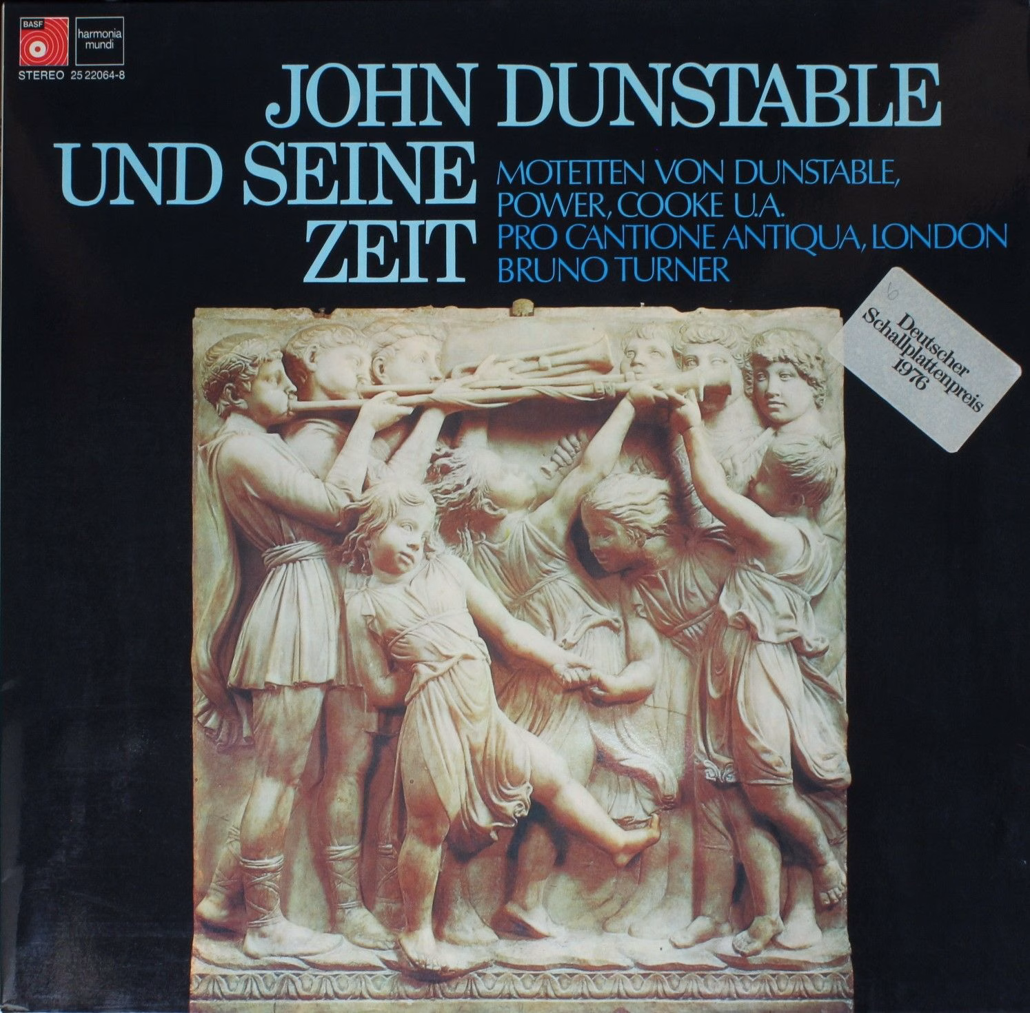 BASF 25 22064-8 - John Dunstable, Pro Cantione Antiqua, Bruno Tu