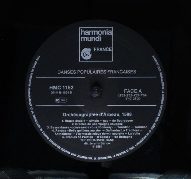 harmonia mundi France HMC 1152 - The Broadside Band, Jeremy Barl - Image 5