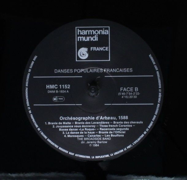 harmonia mundi France HMC 1152 - The Broadside Band, Jeremy Barl - Image 6