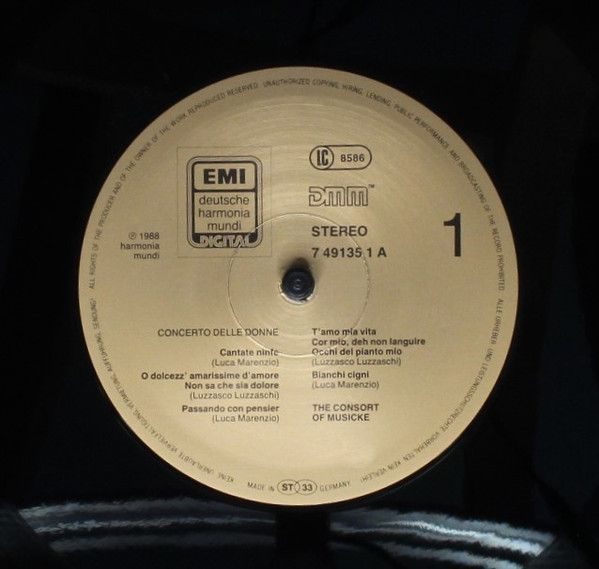 Deutsche Harmonia Mundi EL 7 49135 1 - The Consort Of Musicke, A - Image 5