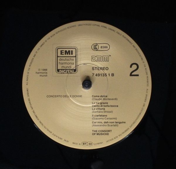 Deutsche Harmonia Mundi EL 7 49135 1 - The Consort Of Musicke, A - Image 6