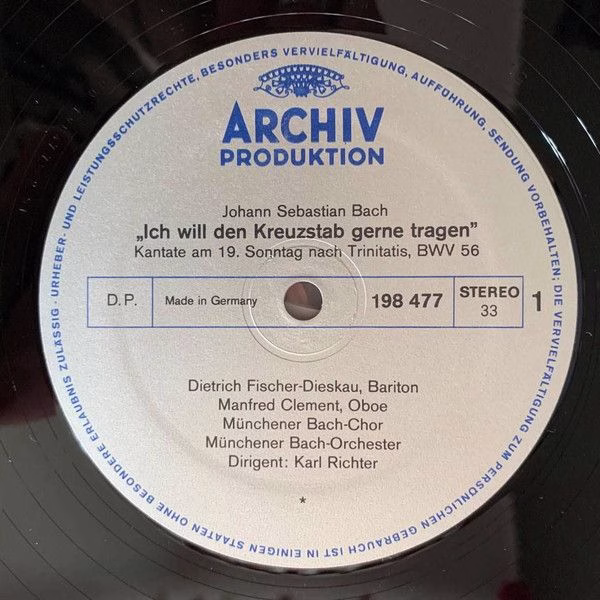 Archiv Produktion 198 477 - Johann Sebastian Bach - Kantaten • C - Image 5