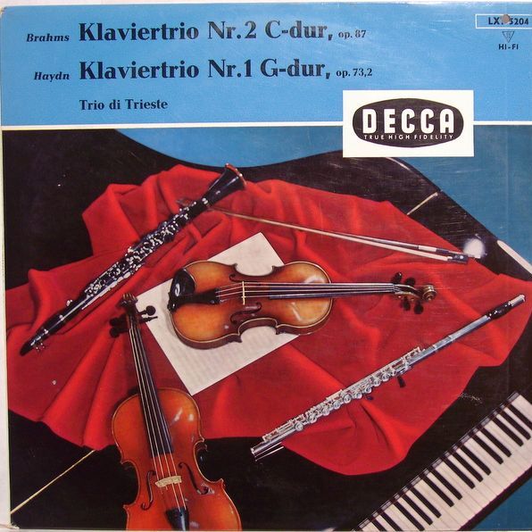 DECCA LXT 5204 - Trio Di Trieste, Johannes Brahms, Joseph Haydn