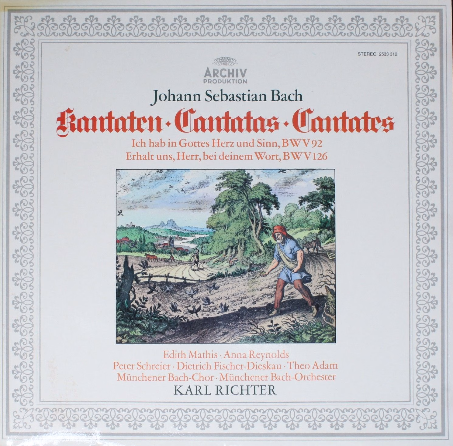 Archiv Produktion 2533 312 - Johann Sebastian Bach, Edith Mathis