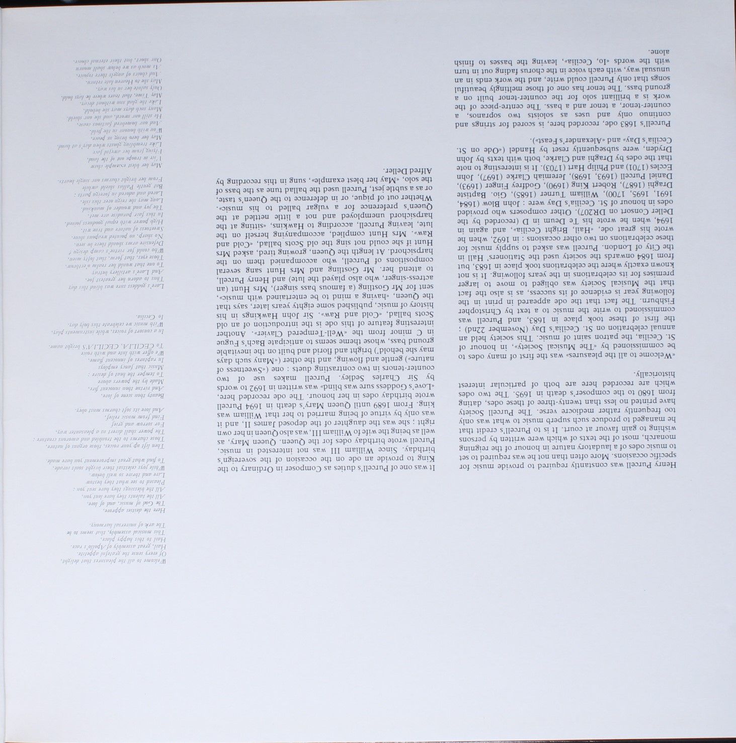 Harmonia Mundi HMU 222 - Henry Purcell, Deller Consort, Stour Mu - Image 3