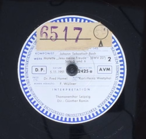 Archiv Produktion 2424/ 2425 - Johann Sebastian Bach, Thomanerch - Image 2