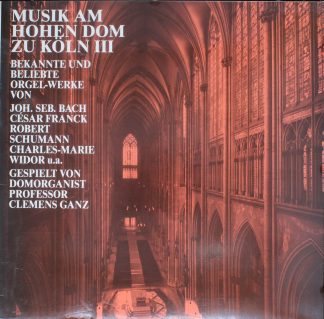 Musikhaus Tonger LP 10060 - Johann Sebastian Bach, César Franck,