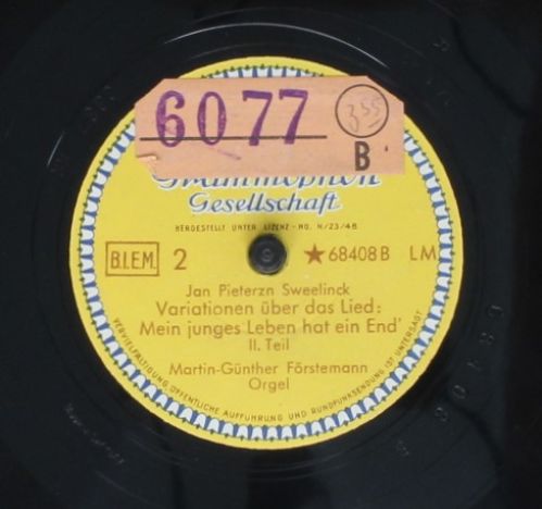 Deutsche Grammophon 68408 LM - Jan Pieterszoon Sweelinck, Martin - Image 2