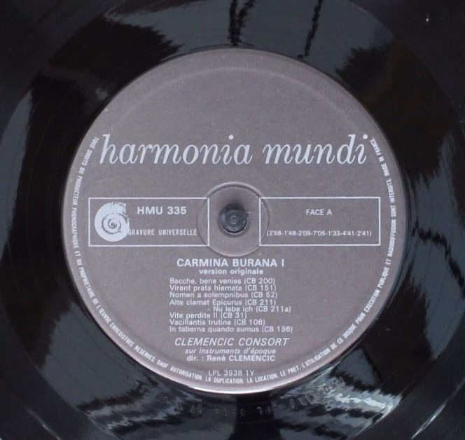 Harmonia Mundi HMU 335 - Clemencic Consort, René Clemencic - Car - Image 5