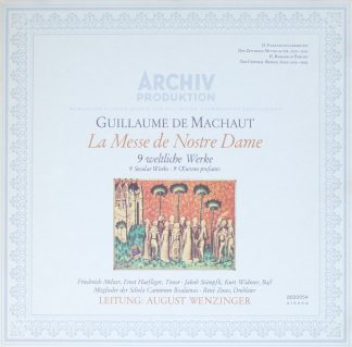 Archiv Produktion 2533 054 - Guillaume de Machaut, Friedreich Me