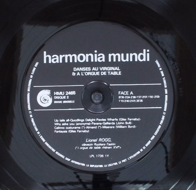 harmonia mundi France HM 2.465 - Francis Chapelet, Lionel Rogg - - Image 7