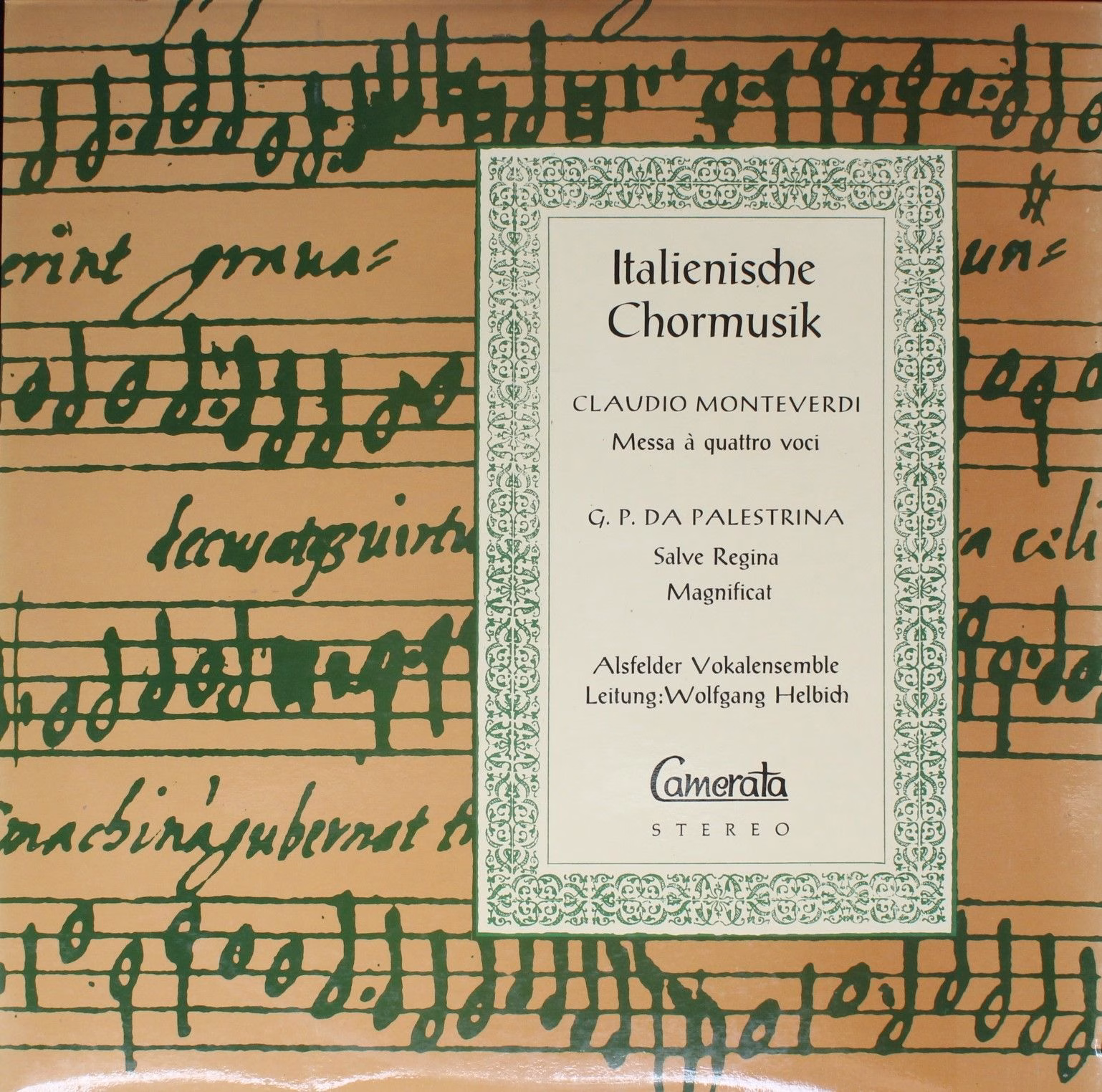 Camerata CMS 30055 LPM - Alsfelder Vokalensemble, Wolfgang Helbi