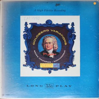 RCA Victor Red Seal LM 1080 - Johann Sebastian Bach, Wanda Lando