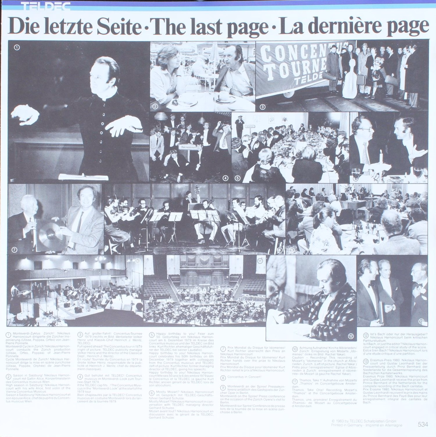 TELDEC 6.42915 AZ - Johann Sebastian Bach, Nikolaus Harnoncourt, - Image 5